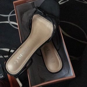 Black heels